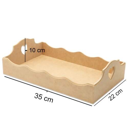 Bandeja de MDF Coração M Ref.206 35x22x10cm