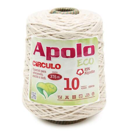 Barbante Apolo Eco Circulo N.10 Cru 600g