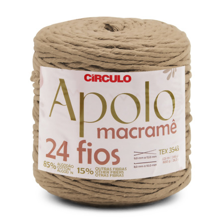 Barbante Apolo Macramê Circulo 24 Fios 800g