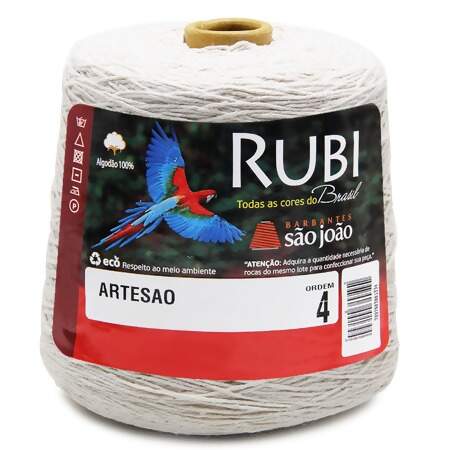 Barbante Artesão São João /Pampa Cru N.4 1Kg