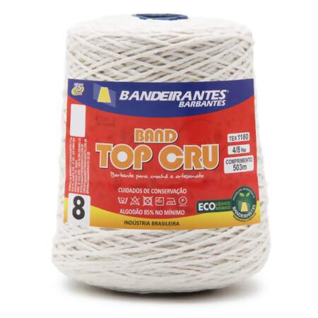 Barbante Bandeirantes Cru  N.08 503mts