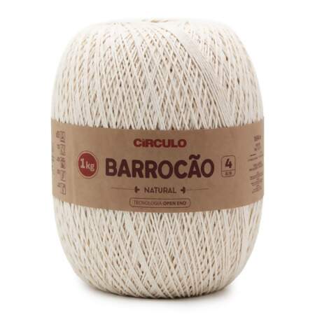 Barbante Barrocão Natural N.04 1Kg