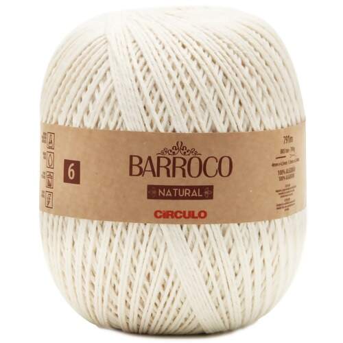 Barbante Barroco Natural  nº6 700g