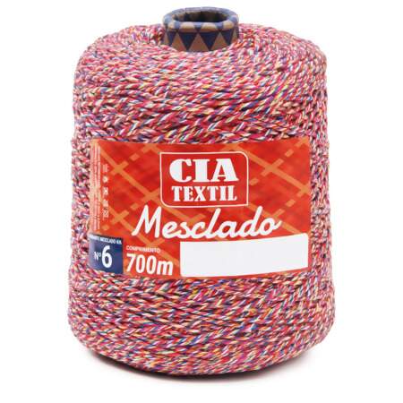 Barbante Cia Textil Colorido N.06 700g