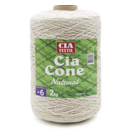 Barbante Cia Textil Natural 4/6 N.06 2Kg