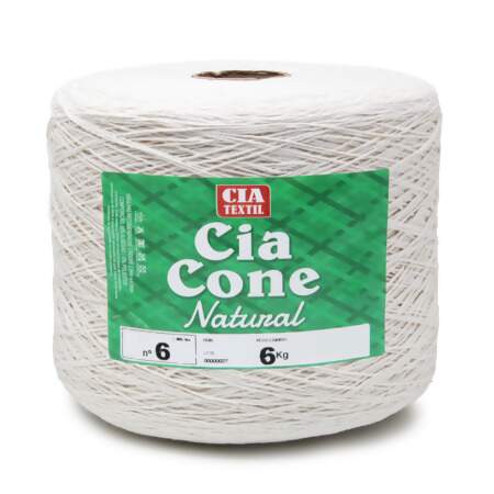 Barbante Cia Textil Natural N.6 6Kg