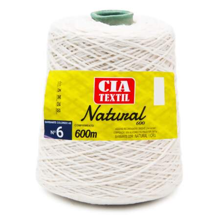 Barbante Cia Textil Natural N.06 600g