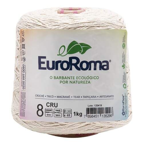 Barbante EuroRoma CRU n°8 - 1Kg