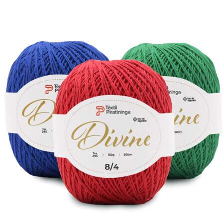 Barbante Divine Têxtil Piratininga 8/4 150g 500mts