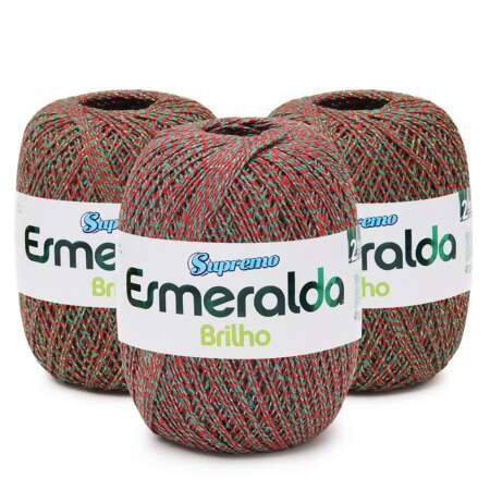 Barbante Esmeralda Brilho Natal Supremo N.2 com 460mts