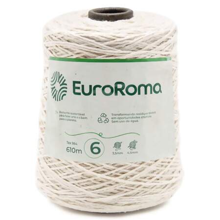 Barbante EuroRoma CRU n°6 - 600g