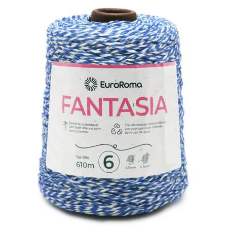 Barbante EuroRoma Fantasia Mesclado N.6 600g