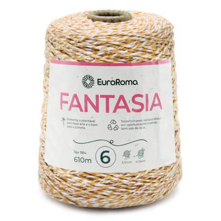 Barbante EuroRoma Fantasia Mesclado N.6 600g