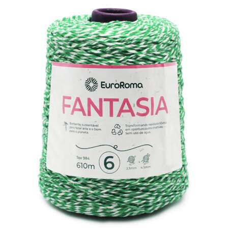 Barbante EuroRoma Fantasia Mesclado N.6 600g