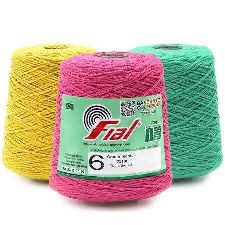 Barbante Fial Colorido N.06 700g