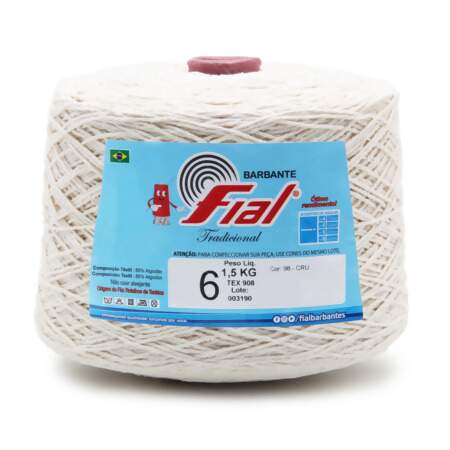 Barbante Fial Cru N.06 1,5Kg