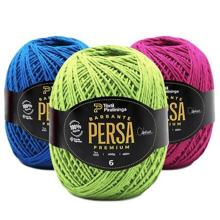 Barbante Persa Premium Têxtil Piratininga N.6 400g 452mts