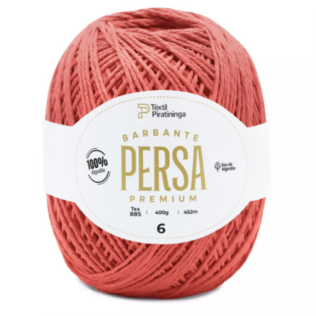 Barbante Persa Premium Têxtil Piratininga N.6 400g 452mts