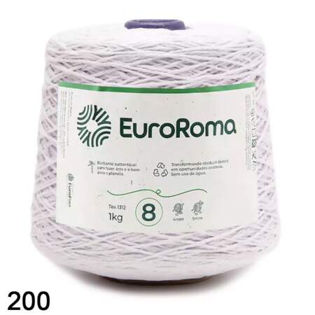 Barbante EuroRoma Colorido N.8 1Kg