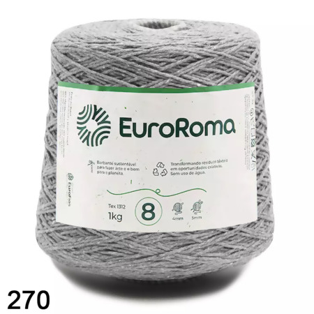 Barbante EuroRoma Colorido N.8 1Kg