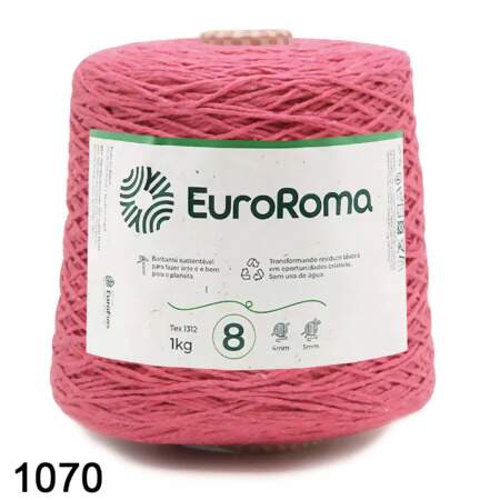 Barbante EuroRoma Colorido N.8 1Kg