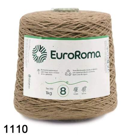 Barbante EuroRoma Colorido N.8 1Kg