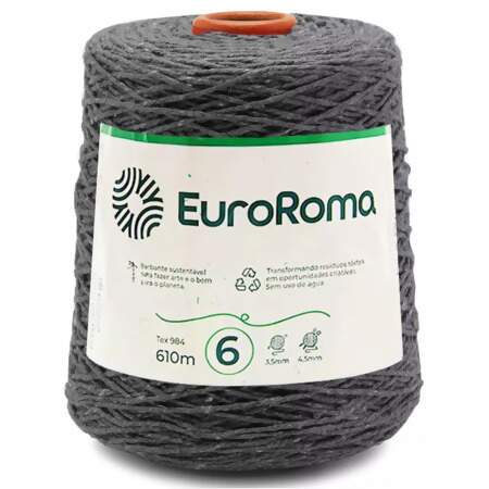 Barbante EuroRoma Colorido N.6 600g