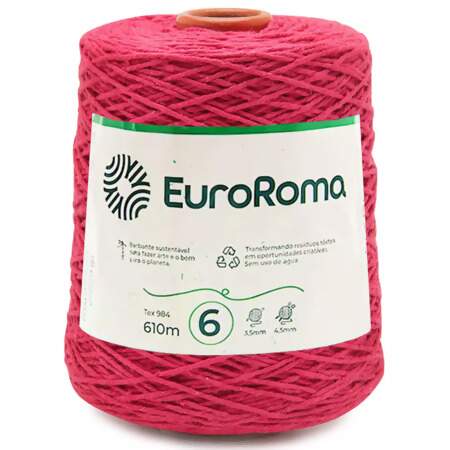 Barbante EuroRoma Colorido N.6 600g