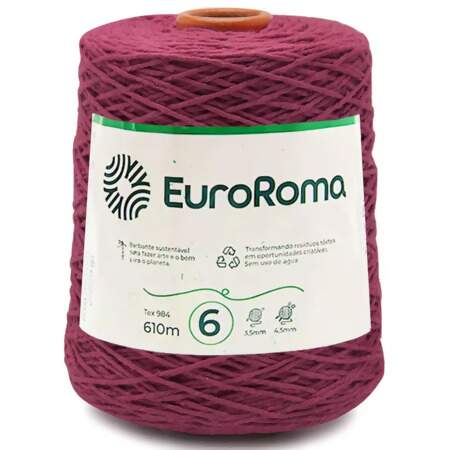 Barbante EuroRoma Colorido N.6 600g