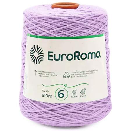 Barbante EuroRoma Colorido N.6 600g