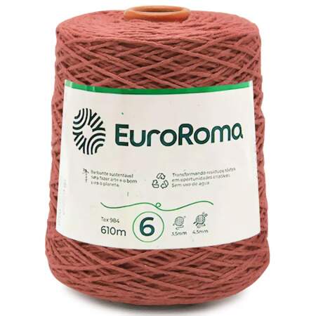 Barbante EuroRoma Colorido N.6 600g