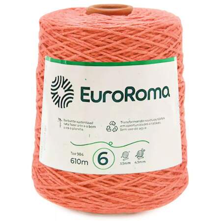 Barbante EuroRoma Colorido N.6 600g