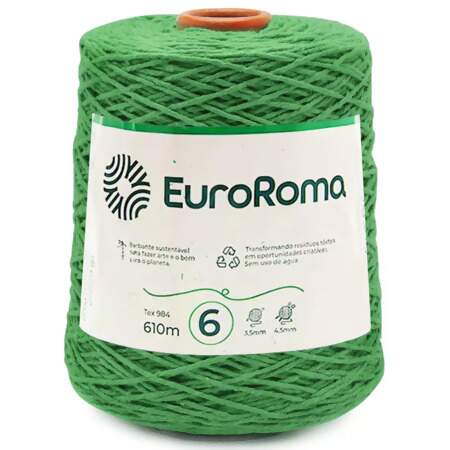 Barbante EuroRoma Colorido N.6 600g