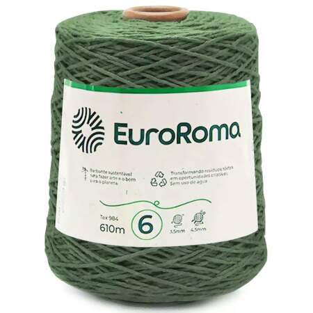 Barbante EuroRoma Colorido N.6 600g