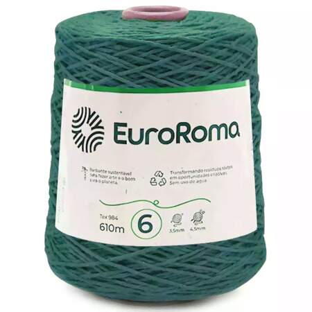 Barbante EuroRoma Colorido N.6 600g