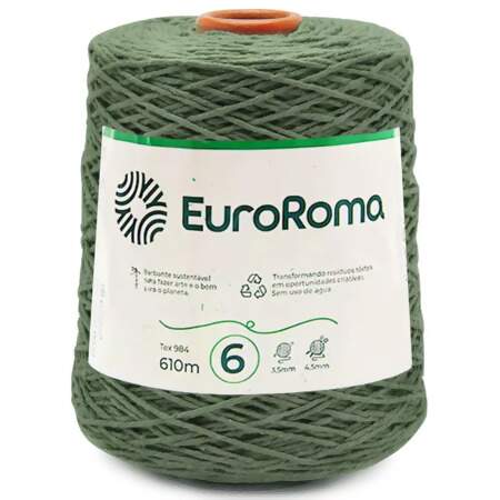 Barbante EuroRoma Colorido N.6 600g