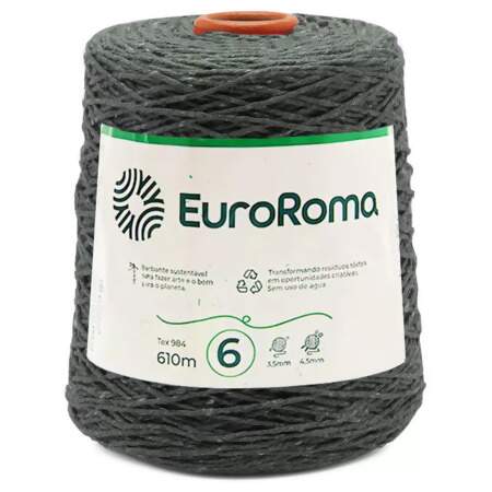 Barbante EuroRoma Colorido N.6 600g