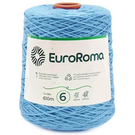 Barbante EuroRoma Colorido N.6 600g