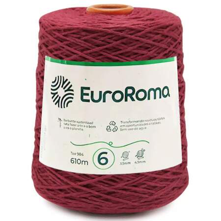 Barbante EuroRoma Colorido N.6 600g