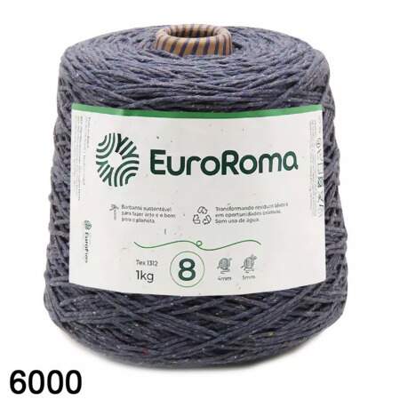 Barbante EuroRoma Colorido N.8 1Kg