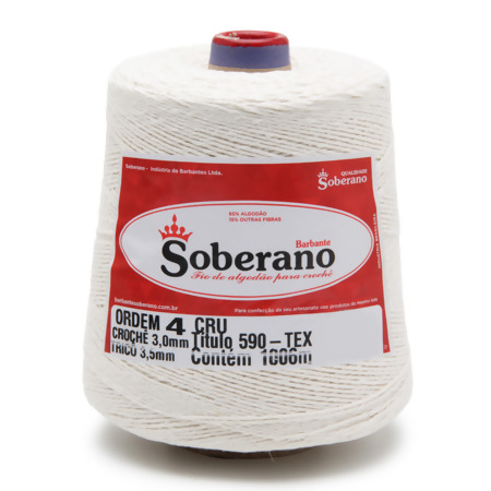 Barbante Soberano Cru  N.04 700g