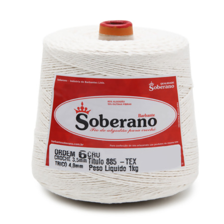 Barbante Soberano Cru  N.06 1Kg