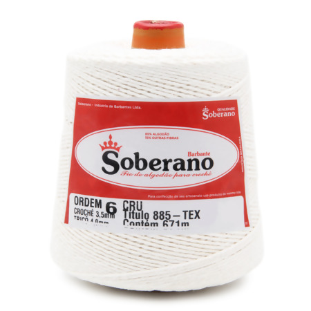 Barbante Soberano Cru  N.06 700g