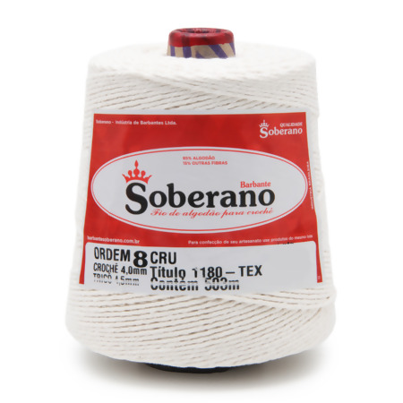 Barbante Soberano Cru N.08 700g