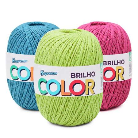 Barbante Supremo Color Brilho N.06 400g 452mts