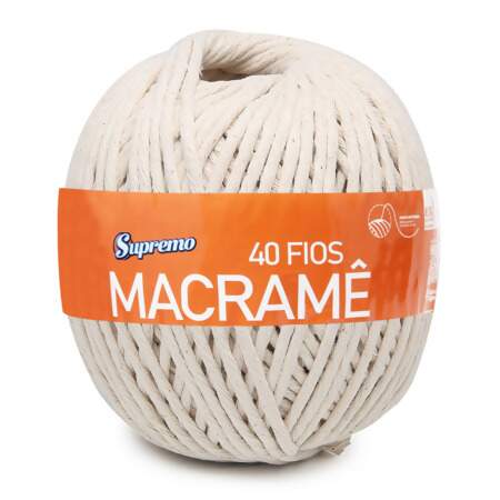 Barbante Supremo 40 Fios Cru 162mts