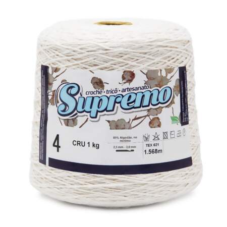 Barbante Supremo N.04 Cru 1Kg