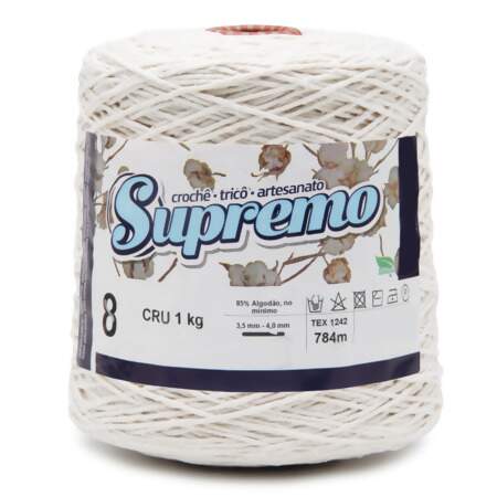 Barbante Supremo N.08 Cru 1Kg