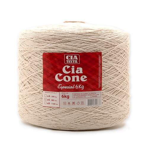 Barbante Cia Textil CRU     n°6  6Kg