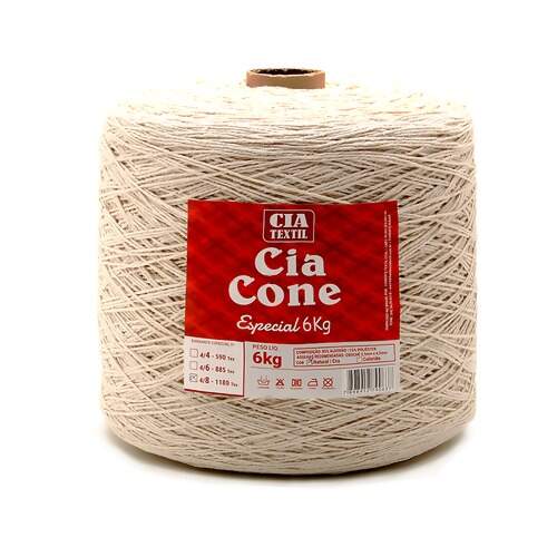 Barbante Cia Textil CRU     n°8  6Kg